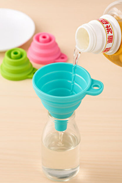 Pratik Mini Silikon Katlanır Huni