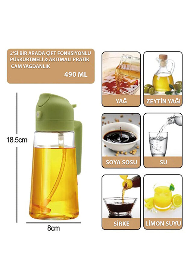 Çift Modlu Cam Yağdanlık