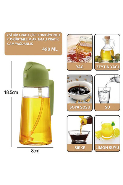 Çift Modlu Cam Yağdanlık