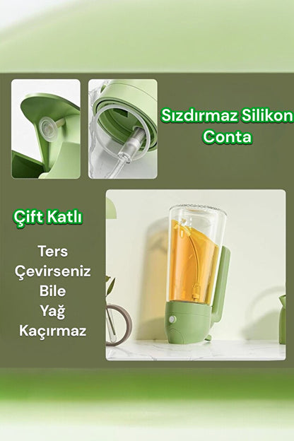 Çift Modlu Cam Yağdanlık